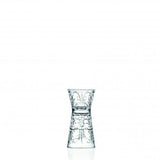 RCR Cristalleria Italiana Tattoo - Set de 6 Vasos Reloj de Arena para Chupito o Jigger en Vidrio
