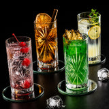 RCR Cristalleria Italiana Mixology - Juego HB de 4 Vasos Tipo Long Drink en Cristal