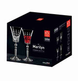 RCR Cristalleria Italiana Marilyn - 2 - Set de 6 Copas de Vino en Cristal