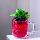 RCR Cristalleria Italiana Tattoo Mule - Set de 4 Vasos de Cócteles en Cristal