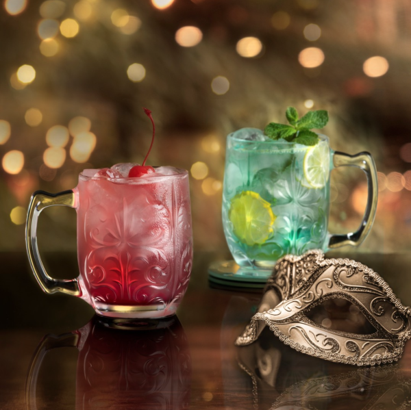RCR Cristalleria Italiana Tattoo Mule - Set de 4 Vasos de Cócteles en Cristal
