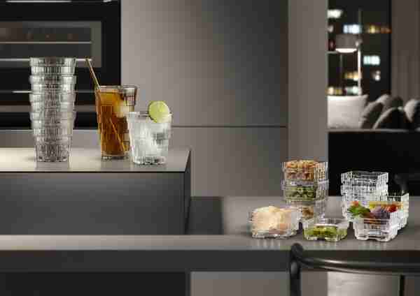 RCR Cristalleria Italiana Stack HB - Juego de 6 Vasos Long Drink en Cristal