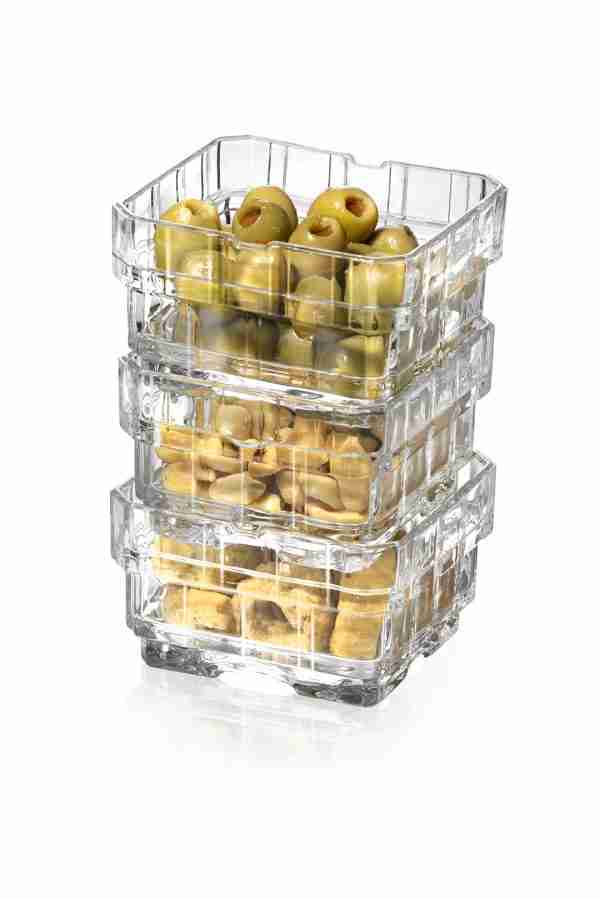 RCR Cristalleria Italiana Stack 87 - Set de 6 Copas Apilables 8.7x8xh5,1 cm