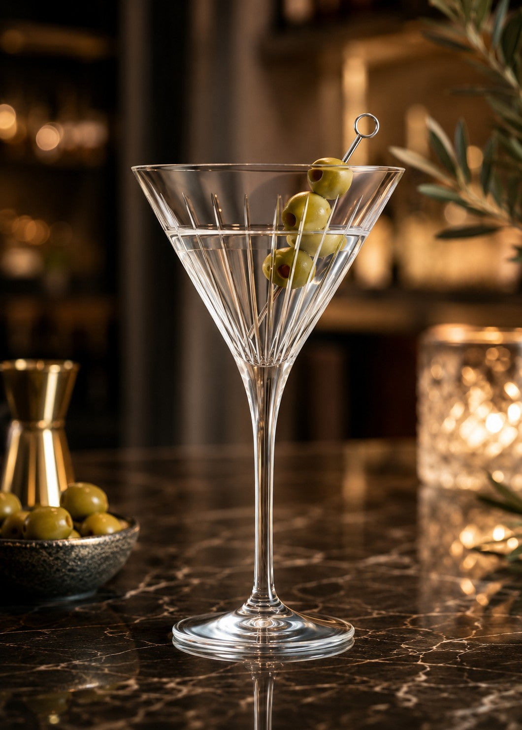 RCR Cristalleria Italiana Timeless - Juego de 6 Copas Martini en Cristal