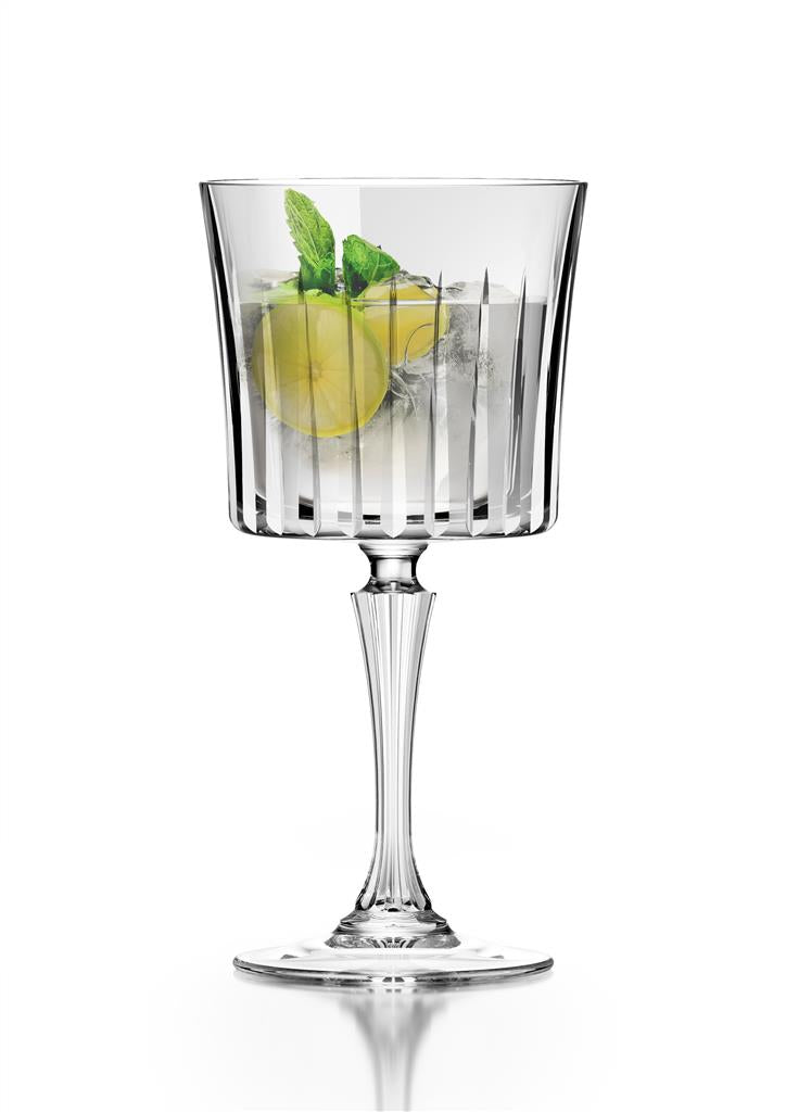RCR Cristalleria Italiana Timeless - Set de 4 Copas para Cócteles de Cristal