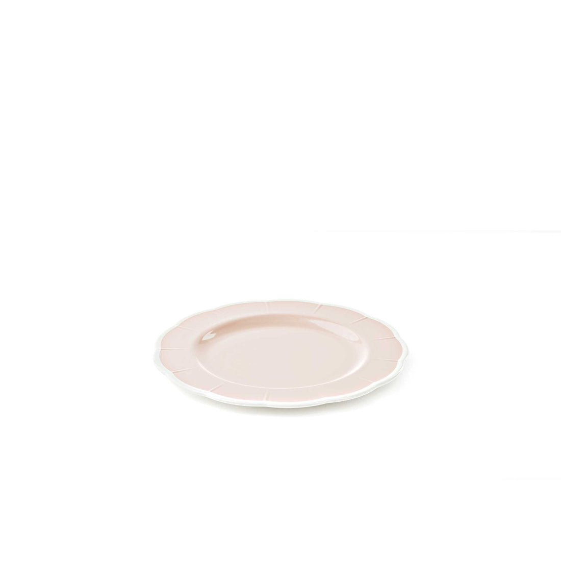 GUZZINI Plato Llano Melamina Flora D 28 Cm Table Decor Rosa Polvera