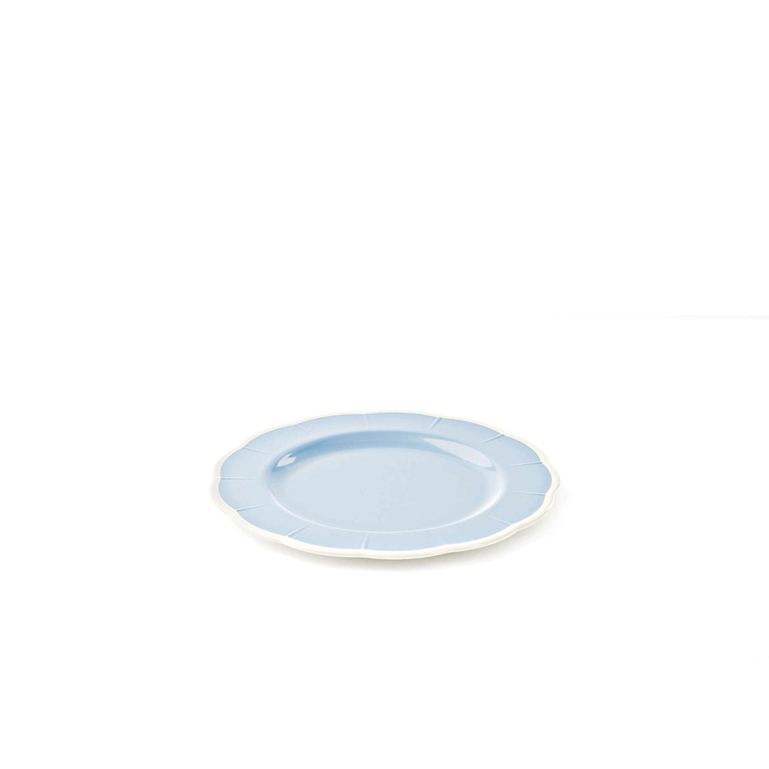 GUZZINI Plato Plano Melamina Flora D 28 Cm Table Decor Azul Polvo
