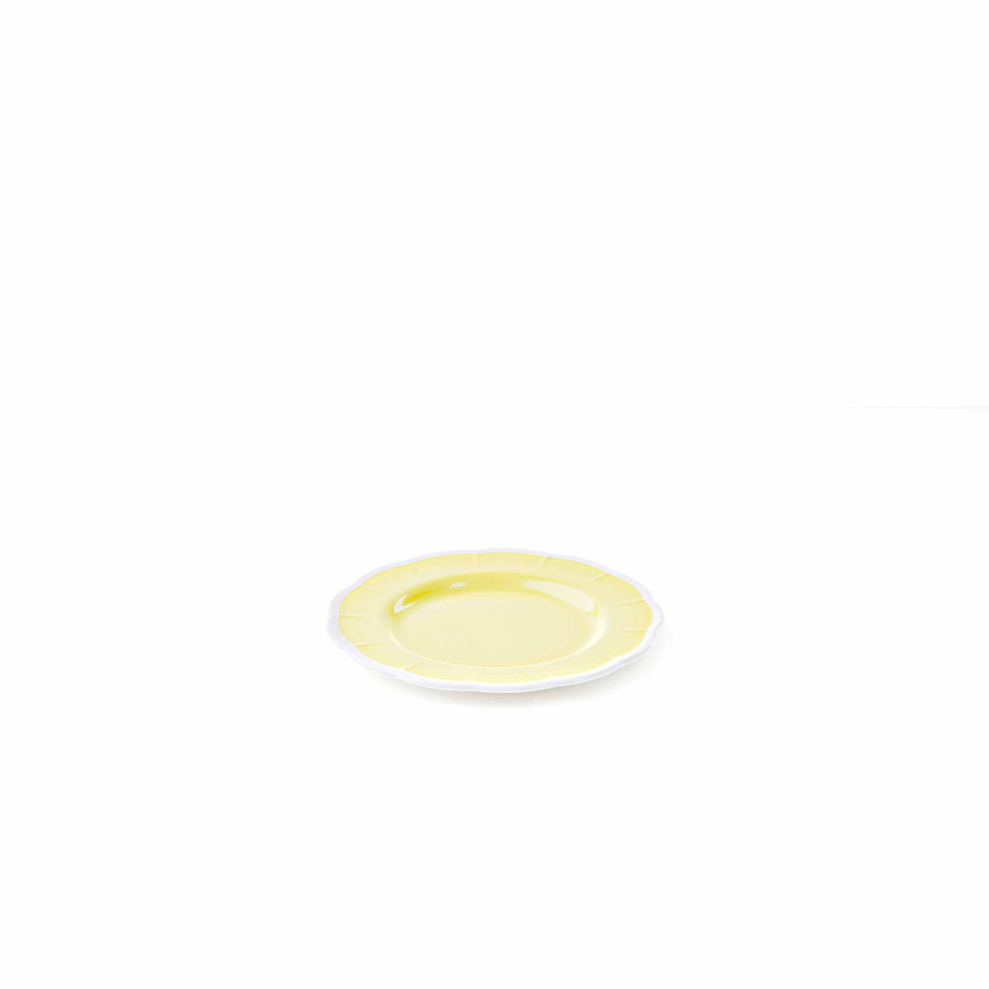 GUZZINI Plato Postre Melamina Flora Ø 21 Cm Table Decor Amarillo Polvo