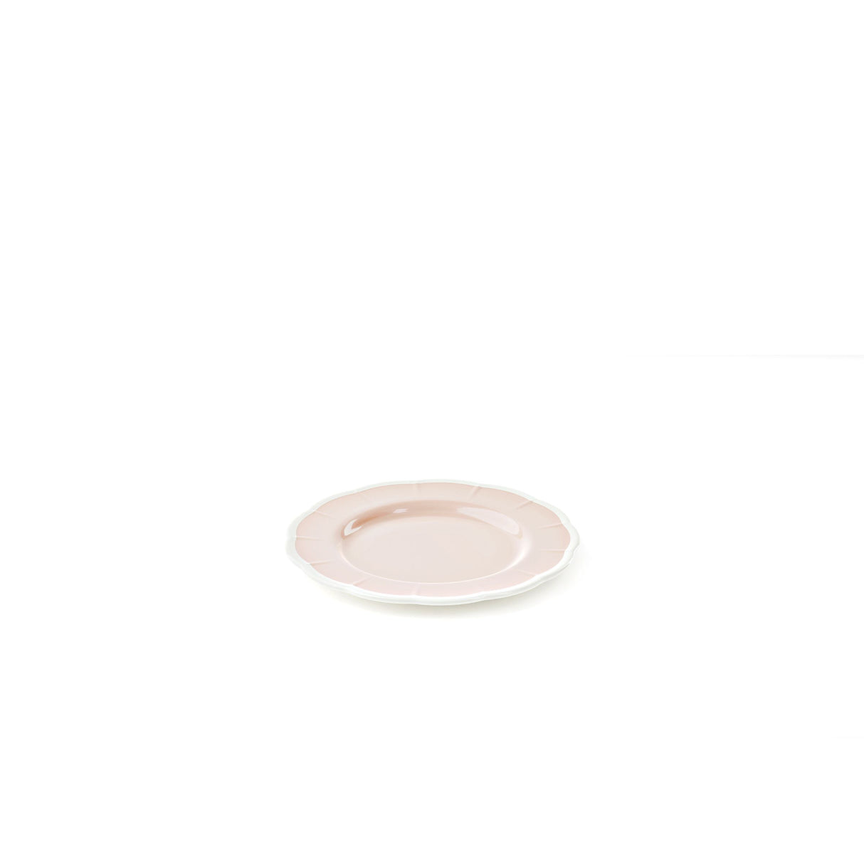 GUZZINI Plato de Postre Melamina Flora D 21 Cm Table Decor Rosa Polvo