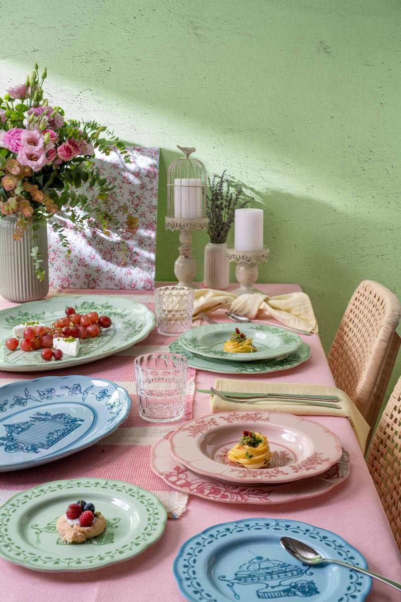 guzzini guzzini vassoio tondo grande melamina josephine d 37 cm table decor giallo polvere ean 8008392398950