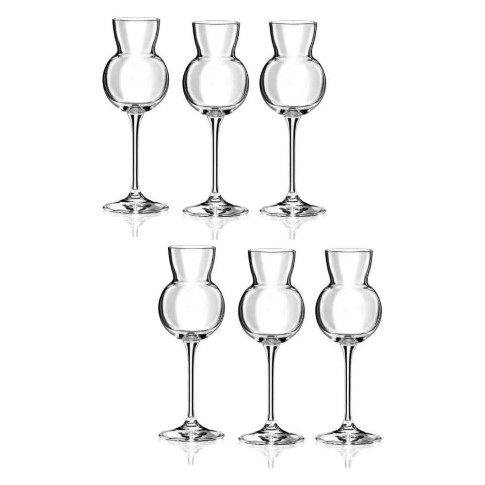 RCR Cristalleria Italiana Calice Invino 11 Cl I11 Acquavite 6 Pz