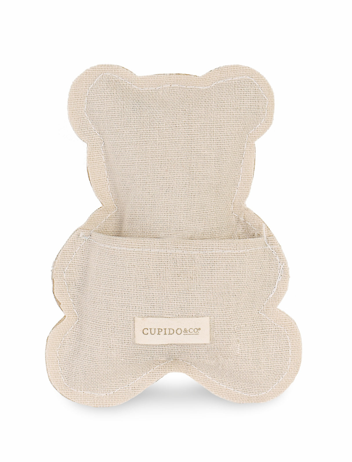 Cupido&Co. Bolsita Osito Corazón Azul 100 x 135 Mm Beige 12 Pz