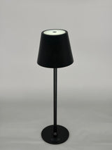L'Arcolaio Lámpara LED Touch Recargable H 38 cm 10 x 10 cm IP54 Round Pro Negra
