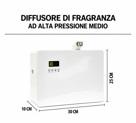 DESSENZE Difusor de Fragancias Profesional Medio de Alta Presión – Ambientador para Espacios de hasta 1400 m²