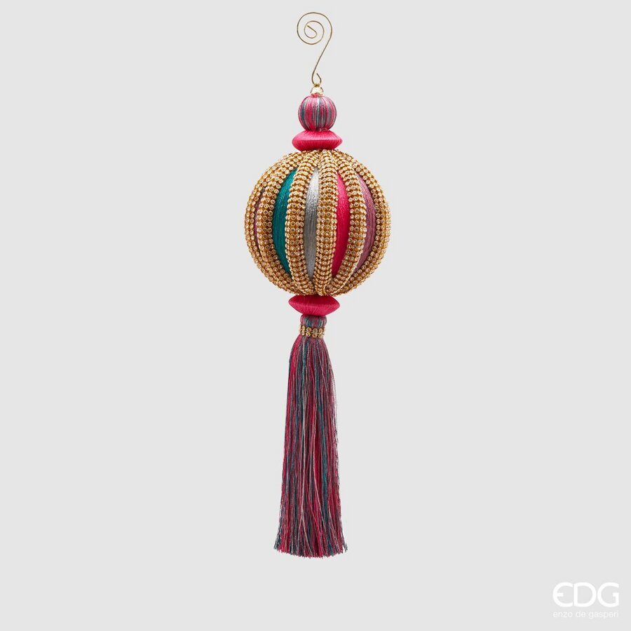 EDG Enzo De Gasperi Bola Navidad Silk Zirc Meridia H32 D10 Multicolor