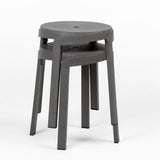 nardi nardi sgabello stack mini basalto