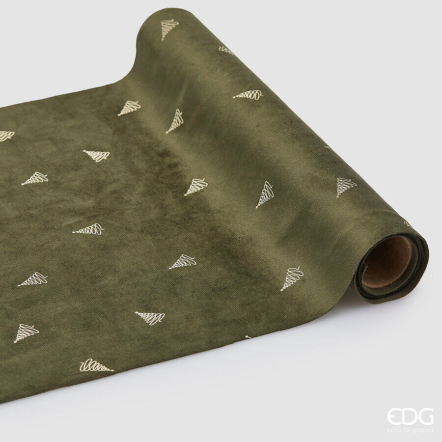 Tejido Decorativo Pino Olive Rollo 35x200 cm EDG Enzo De Gasperi – Decoración de Navidad