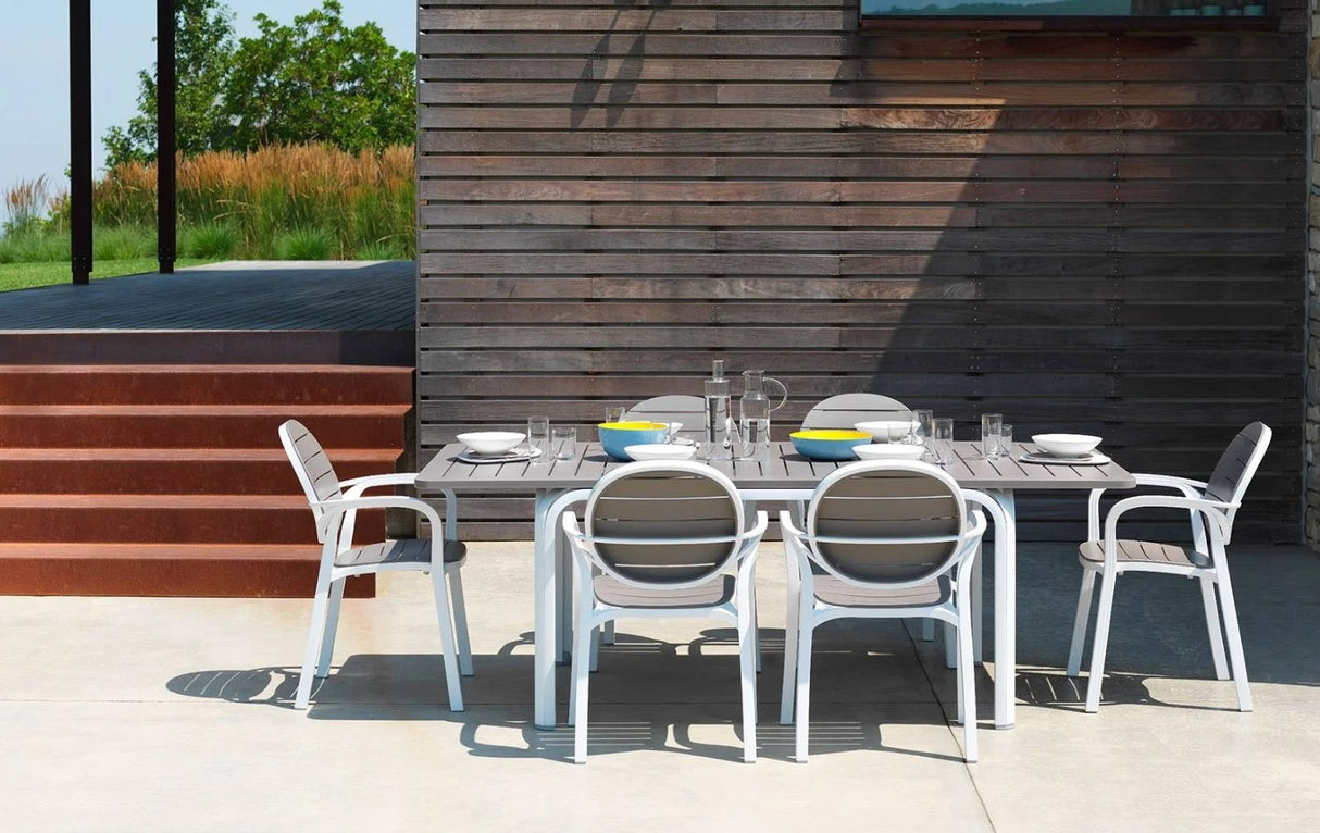 nardi nardi tavolo alloro 140 extensible 140 210 x 100 cm h 73 cm tortora ean 8010352829411
