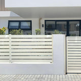 L'Arcolaio Recinzione Miami Set 4 Doghe Bianche Lucido Outdoor