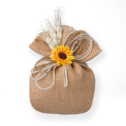 Creaciones para Enzo Bolsa Bomboniera Yute Natural 14x12 cm Caja 10 pz