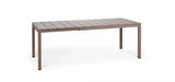 nardi nardi tavolo rio 140 extensible 140 210 x 85 cm h 76 cm alluminio tortora ean 8010352828650