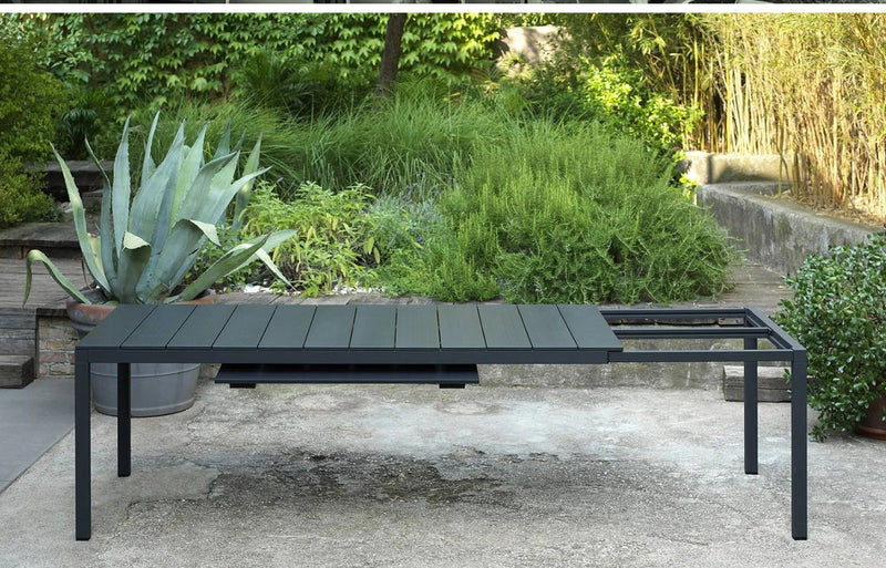 nardi nardi tavolo rio alluminio 140 extensible 140 210 x 85 cm h 75 cm antracite ean 8010352832862