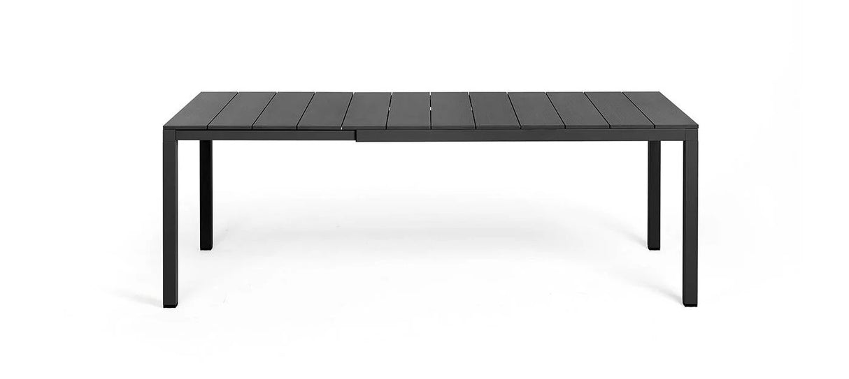 nardi nardi tavolo rio alluminio 140 extensible 140 210 x 85 cm h 75 cm antracite ean 8010352832862