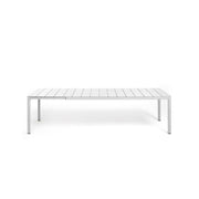 Nardi Tavolo Rio Alluminio 210 Extensible Rettangolare 210 / 280 x 100 Cm H 75 Cm Bianco
