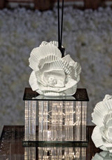 Cupido&Co. Alzata Vetro con Led D 250 Mm H 100 Mm