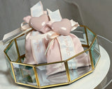 Cupido&Co. Set 2 Bandejas Espejo D 205 Mm H 50 Mm D 270 Mm H 65 Mm Oro