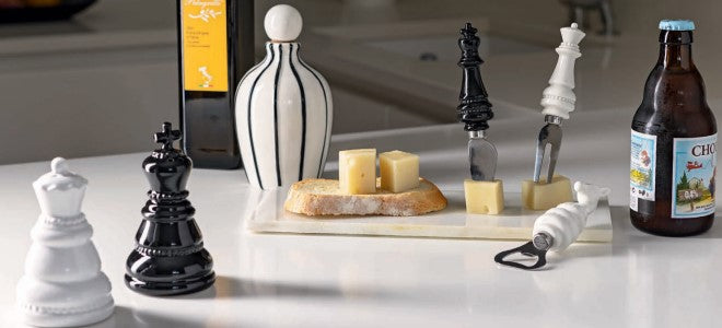 Cupido&Co. Oliera 400 Ml D 95 Mm H 165 Mm Bianco Nera con Scatola