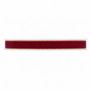 Piovaccari Cinta Velvet Dream Bordeaux 9 mm x 20 m – Cinta de Terciopelo Decorativo para Lazos, Empaques de Regalo, Adornos Navideños y Manualidades