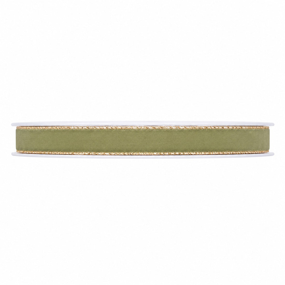 Piovaccari Cinta Velvet Dream Verde Salvia 9 mm x 20 m – Cinta de Terciopelo Decorativo para Lazos, Paquetes de Regalo, Decoraciones Navideñas y Manualidades