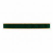 Piovaccari Cinta Velvet Dream Verde 9 mm x 20 m – Cinta de Terciopelo Decorativa para Moños, Envases de Regalo, Adornos Navideños y Bricolaje