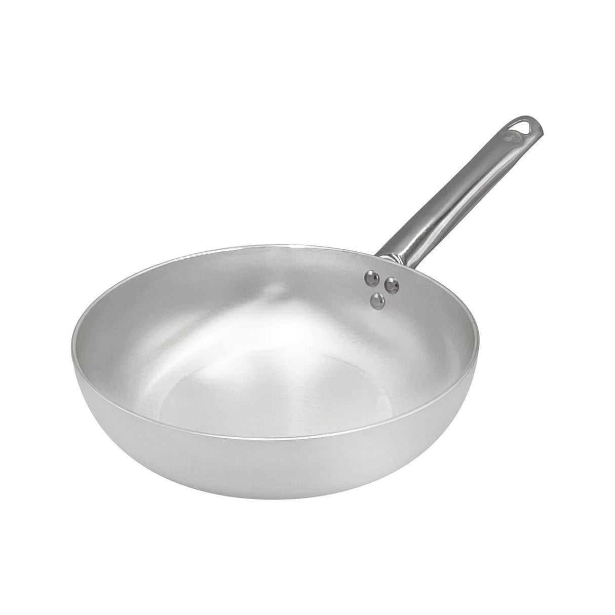 AGNELLI Sartén Svasada Alta Aluminio con 1 Mango Acero Inoxidable D 36 Cm