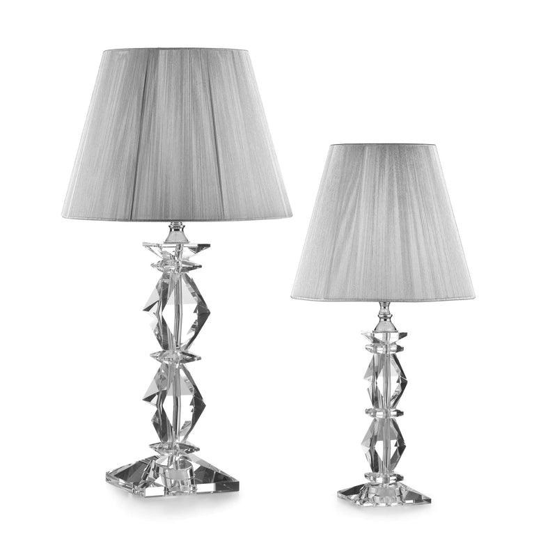 Fade Lámpara en Cristal Murano H 67 Cm – Lámpara de Mesa Elegante Diseño Clásico