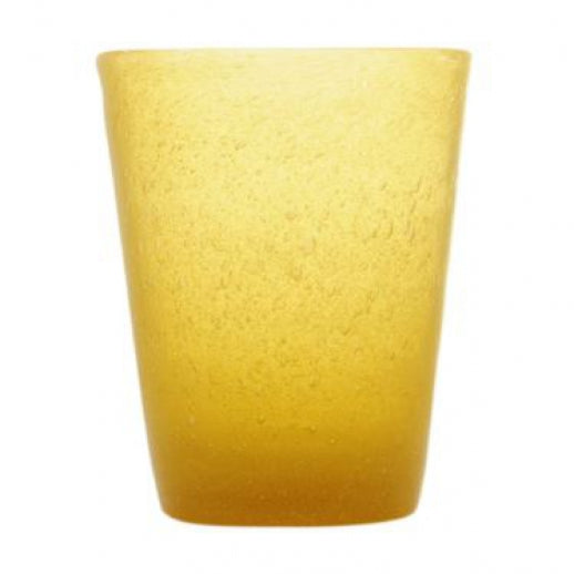 Vaso Zani Serafino Tumbler Glass Corn en Pasta de Vidrio