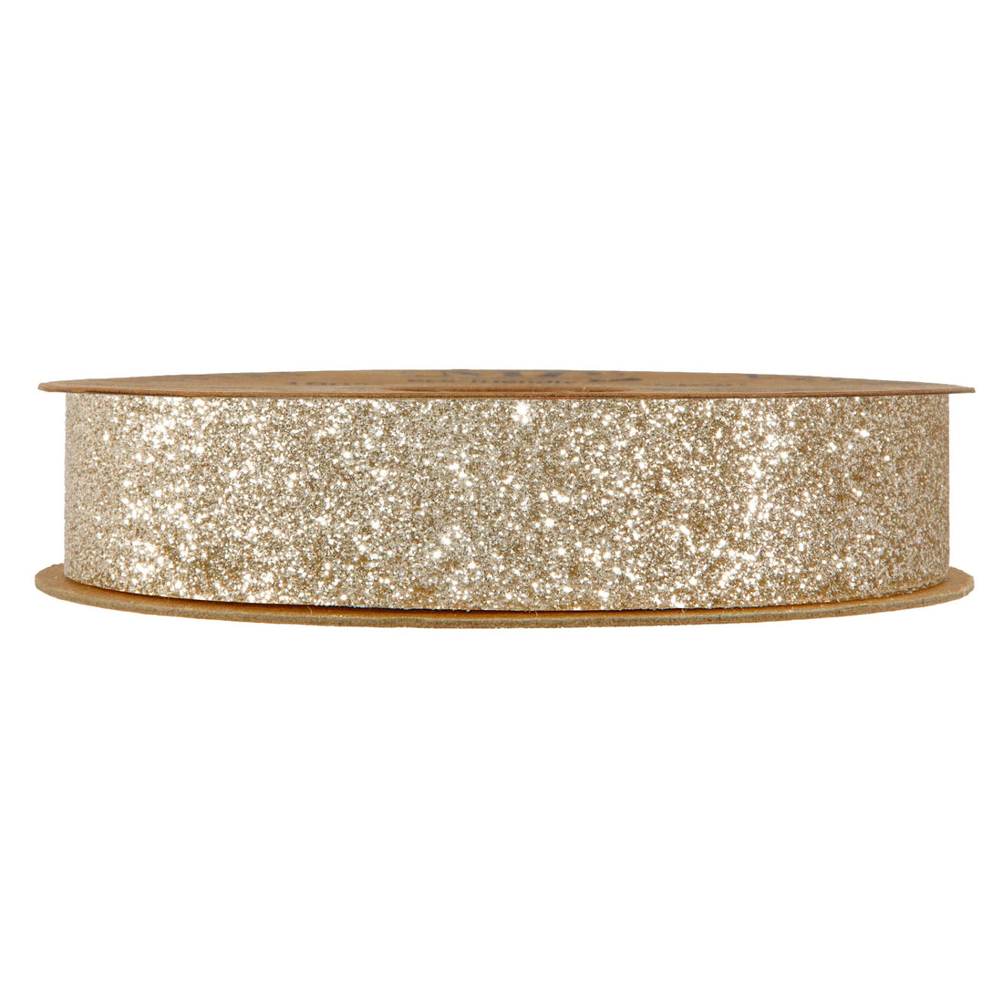 Piovaccari Cinta Desirée Champagne 25 mm x 10 m – Cinta Decorativa Navideña para Árbol de Navidad, Lazos y Envoltorios de Regalo