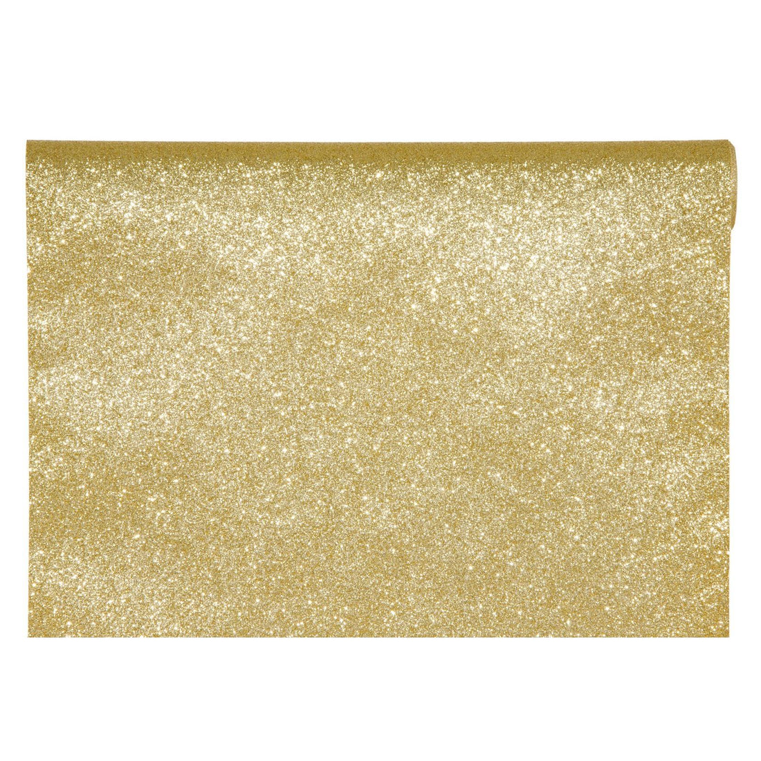 Piovaccari Runner Desirée Gold Oro 28 cm x 2,5 m – Camino de Mesa Decorativo Navideño para Mesa, Centro de Mesa y Adornos de Navidad