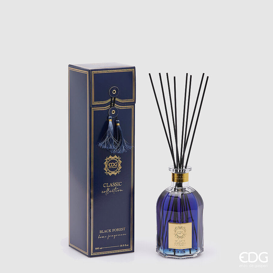 Difusor EDG Enzo De Gasperi Botella Classic 500 ml A 16 cm D 8,5 cm Black Forest