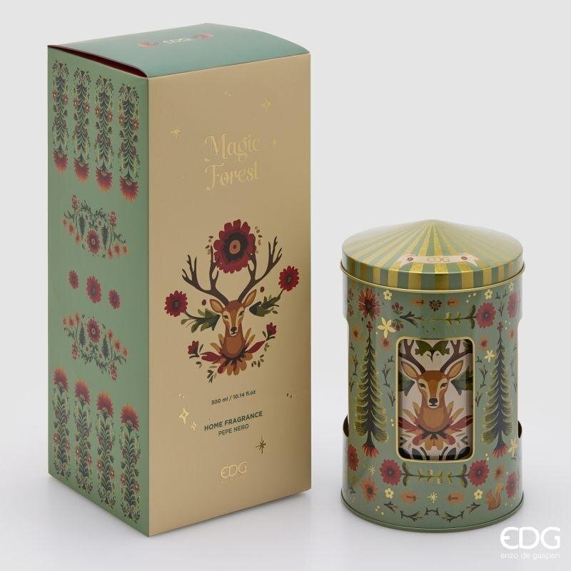 EDG Enzo De Gasperi Ambientador Botella Estuche Carillón Black Pepper 300 ml – Idea de Regalo Navidad