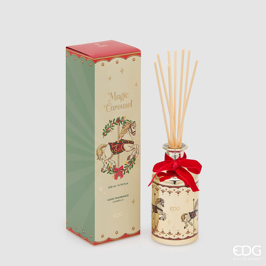 EDG Enzo De Gasperi Ambientador Navideño Botella 200 ml H15 Ø8 cm Canela – Ambientador Ambiente