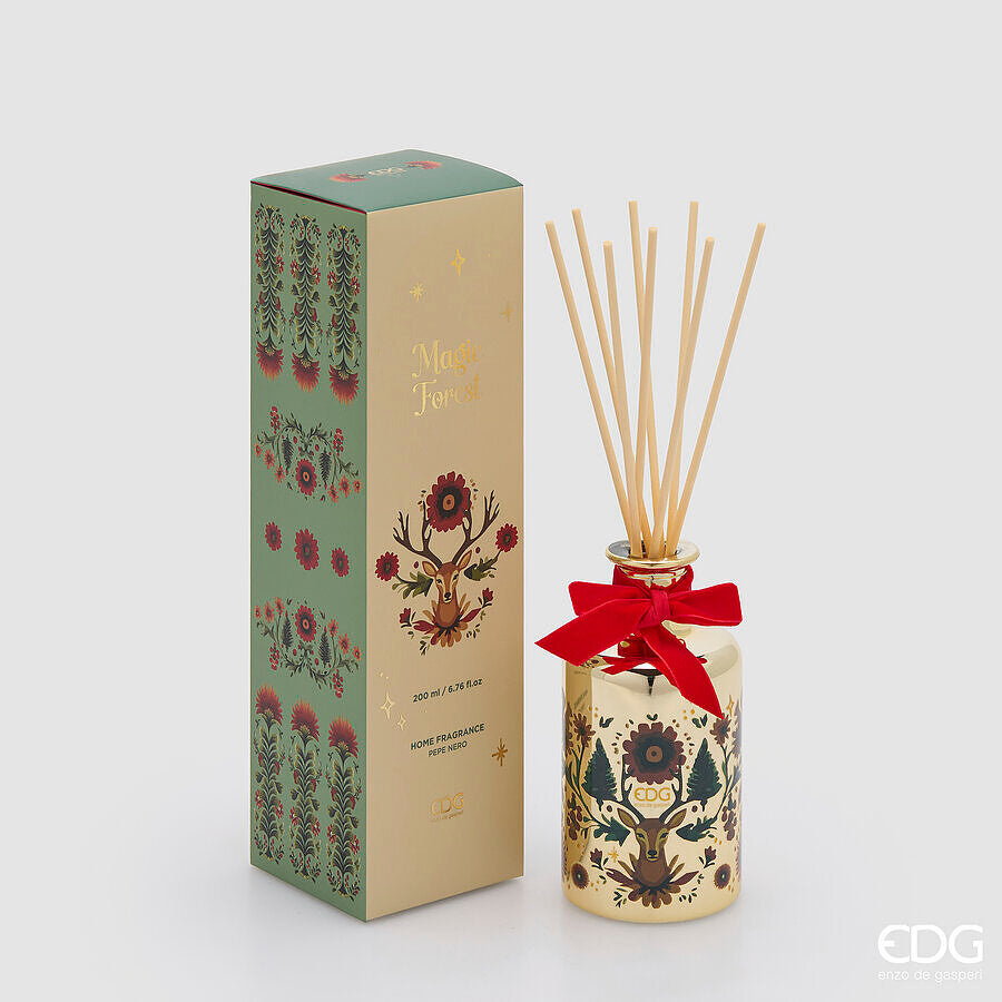 EDG Enzo De Gasperi Ambientador Navideño Botella 200 ml Black Pepper H15 Ø8 cm – Ambientador Ambiente