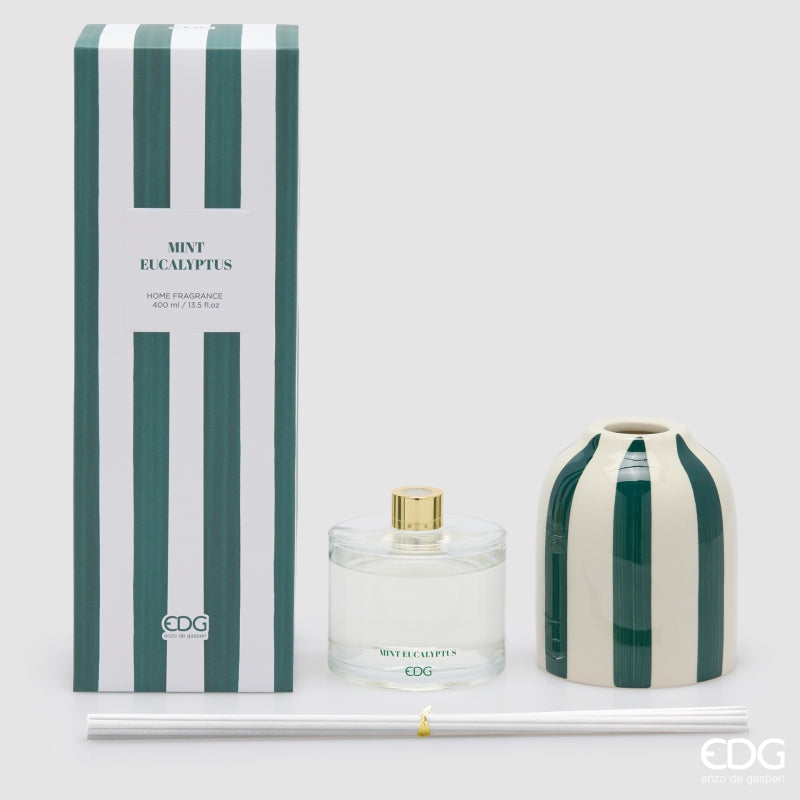 EDG Enzo De Gasperi Ambientador Botella Rayas Mint Eucalyptus 200 ml – Ambientador Ambiente
