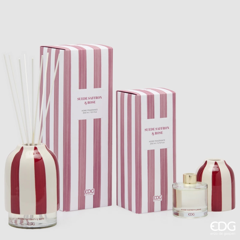 EDG Enzo De Gasperi Ambientador Botella Rayas Azafrán y Rosa 200 ml – Ambientador Ambiente