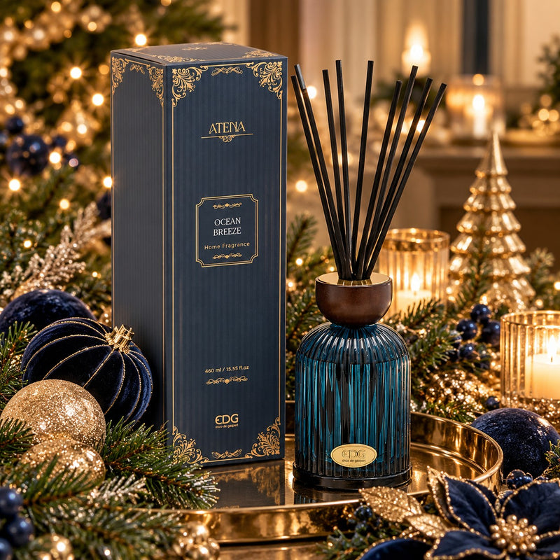 EDG Enzo De Gasperi Ambientador Botella Atena Ocean Breeze 460 ml H16 Ø9 cm – Perfume para Ambiente