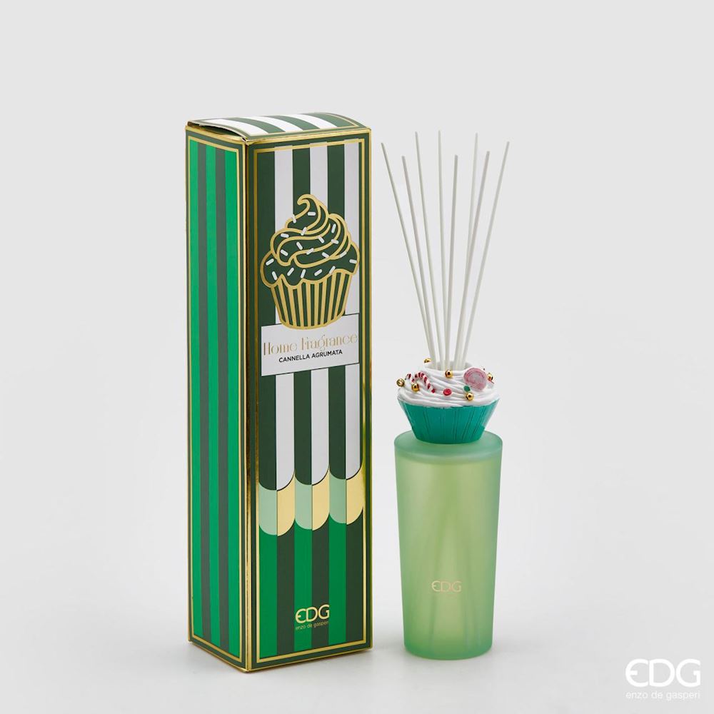 EDG Enzo De Gasperi Perfumador Botella 430ml Cupcake H21 Canela Agria