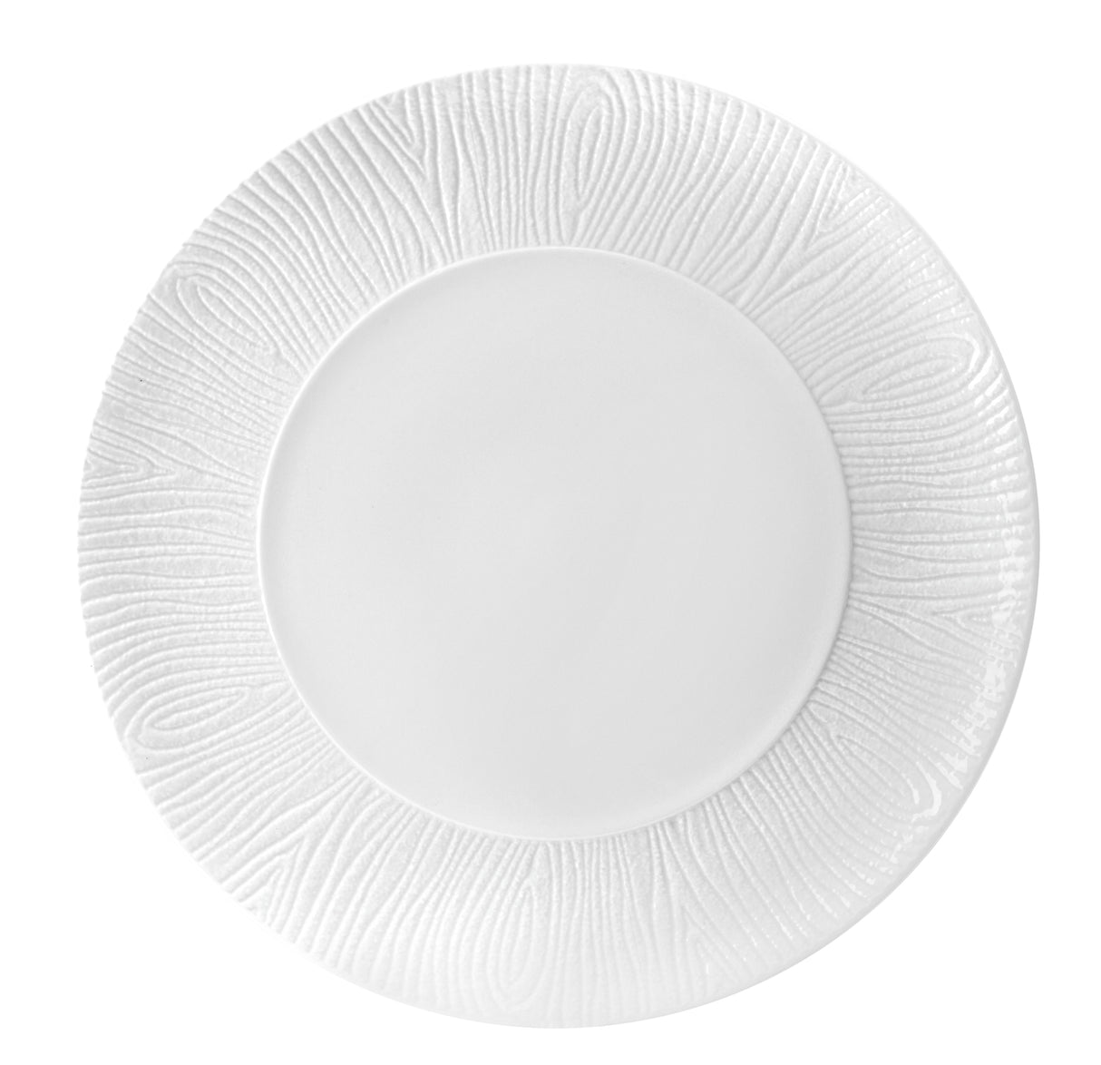 Fade Wood Plato Portada D 31 Cm Blanco