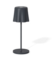 Fade Lámpara de Mesa Aladina Led Recargable H 30 Cm D 11 Cm Inalámbrica Regulable Antracita