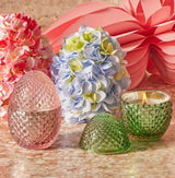 Vela EDG Enzo De Gasperi Forma de Huevo Perfumada H 12 Cm D 8 Cm Peony & Cassis